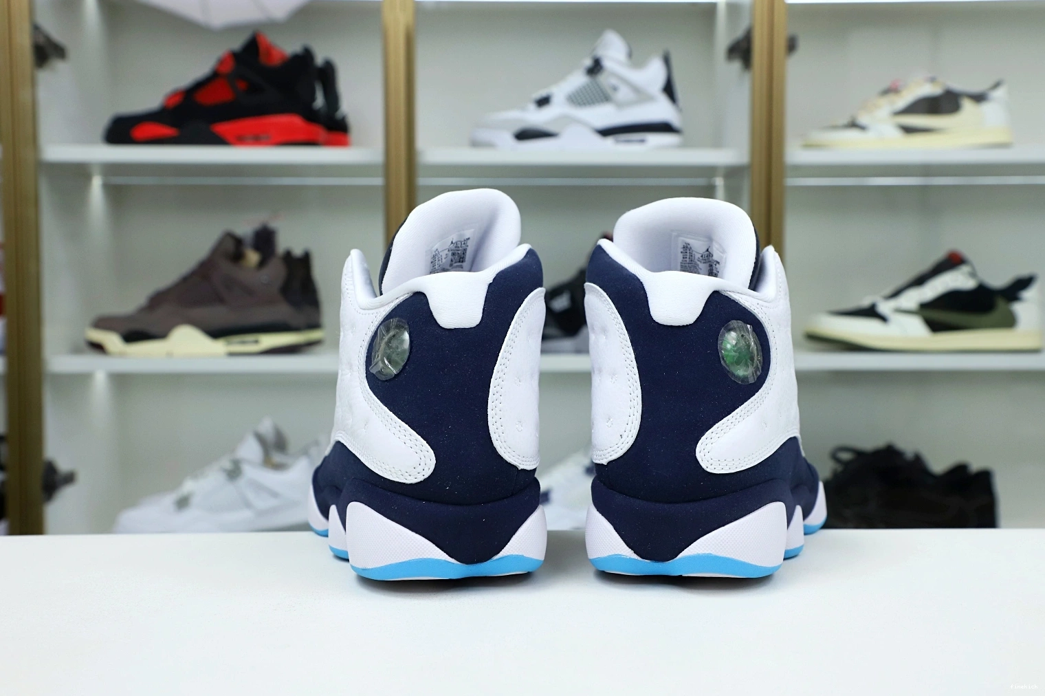 WHITE 13 OBSIDIAN AIR BLUE POWDER 414571-144 JORDAN RETRO 0313